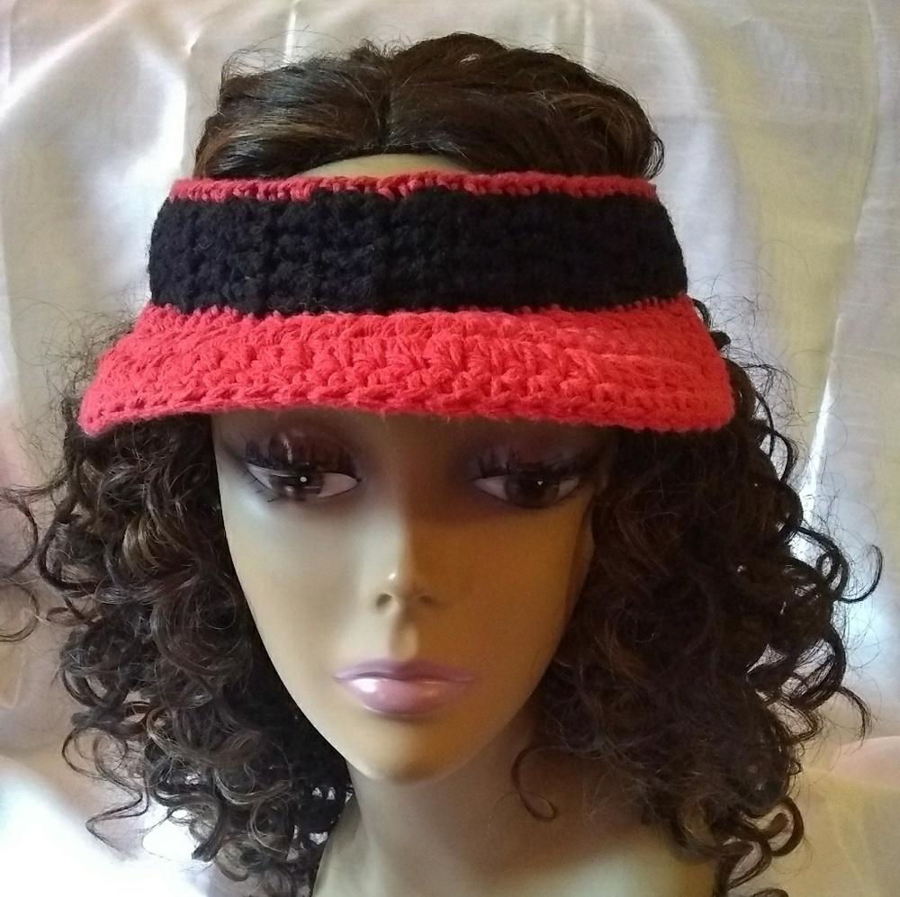 Crochet visor - Picture 3 of 3